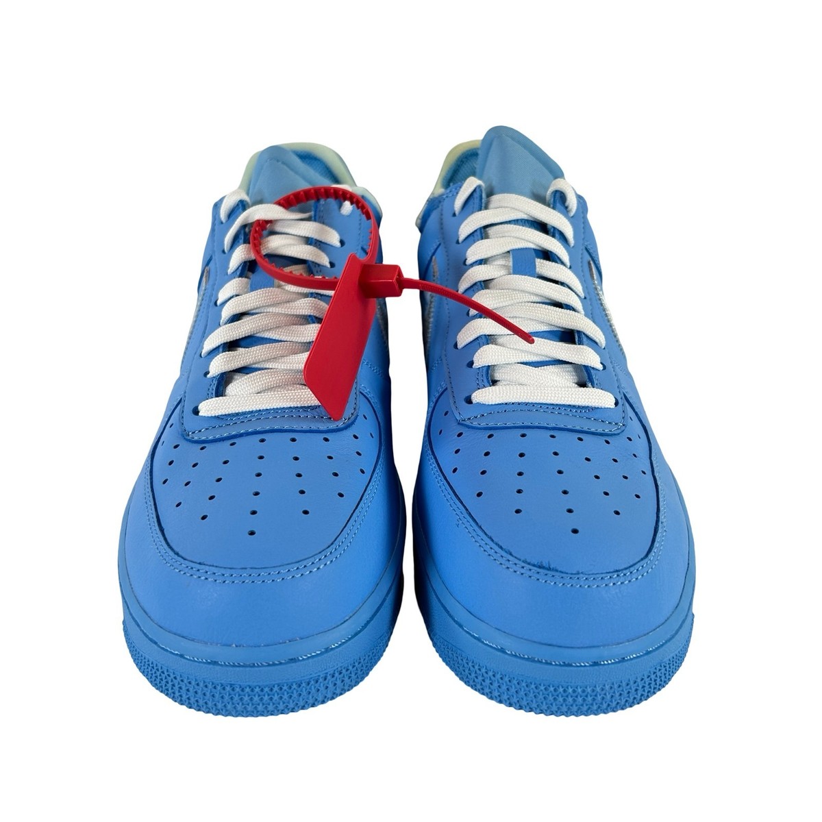 Off White x Nike Air Force 1 Low '07 MCA University Blue - Size 10