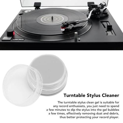 Turntable Stylus Clean Gel Static Free Dirt Debris Dry Cleaning Mixture Hot - Picture 21 of 22