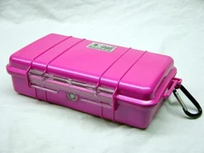 New Pelican ™ 1060 Solid Pearl Pink Micro Case includes Free engraved nameplate
