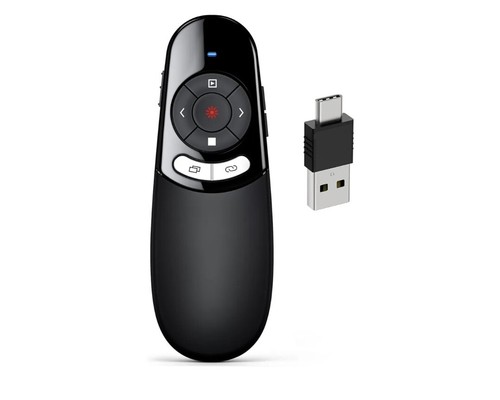 Presenter USB C 2.4GHz Wireless Fernbedienung für Windows/Mac/PowerPoint/Keynote - Bild 7 von 13