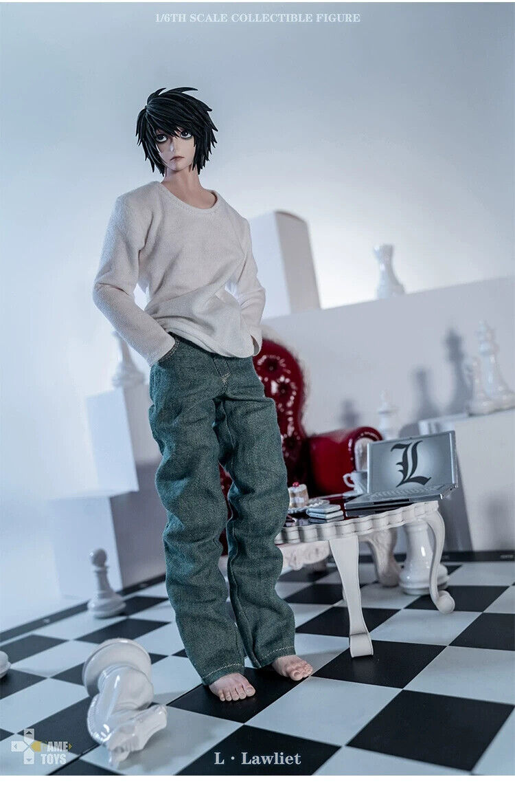 GAMETOYS DEATH NOTE L Action Figure Model 1/6 Scale L GAMETOYS DEATH NOTE L Action Figure Model 1/6 Scale L