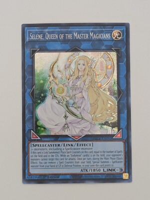 Yugioh BLCR - EN092 Selene, Queen of the Master Magician Secret Rare 1st Edition
