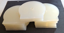 25 Clear Round DVD / CD Empty Cases