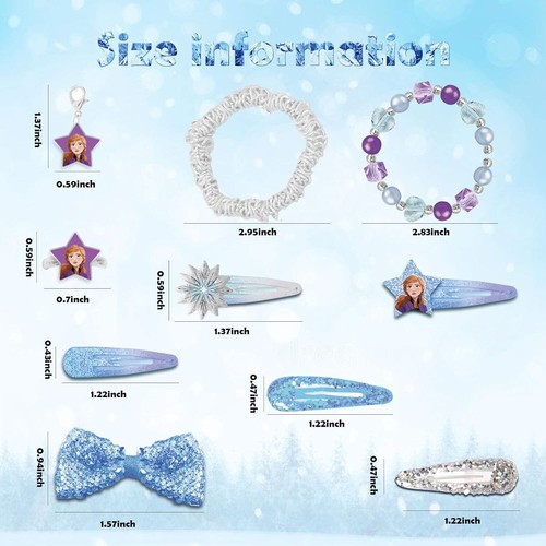Advent Calendar 2024 for Girls Christmas 24 Days Frozen Countdown Calendar - Picture 6 of 7