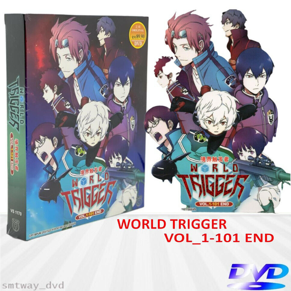 ANIME WORLD TRIGGER SEASON 1-3 VOL.1-101 END DVD REG ALL ENG SUBS + FREE  ANIME