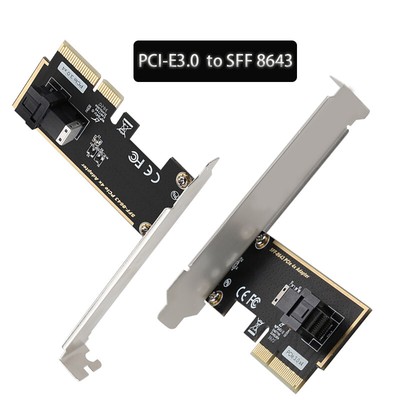 U.2 Expansion Card Adapter PCI-E Riser Card PCI E Sata Card Controller for PC