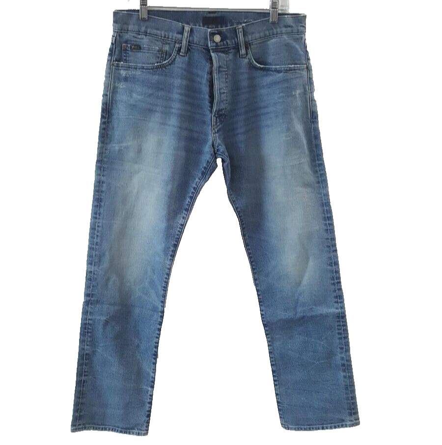 Поло Ralph Lauren The Hampton свободного кроя прямого силуэта, легкая стирка, 32 X 32