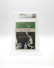 1961 Fleer #62 Bill Russell In Action BGS 7.5 Near Mint+ HOF Beautiful Card