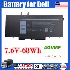 4GVMP Battery 68Wh For Dell Latitude 5400 5500 Precision 3540 Laptop 9JRYT C5GV2