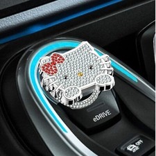 Kawaii Bling Hello Kitty Car Engine Start Stop Switch Button Cover Kawaii Bling Hello Kitty Car Engine Start Stop Switch Button Cover