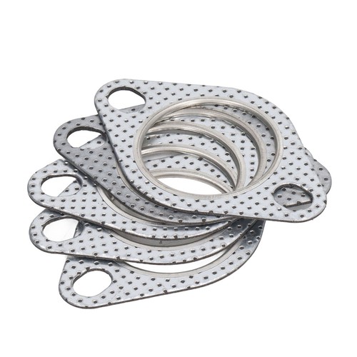 Car 5Pcs 2in Exhaust Pipe Flange Gasket High Temp Resistance For Turbo