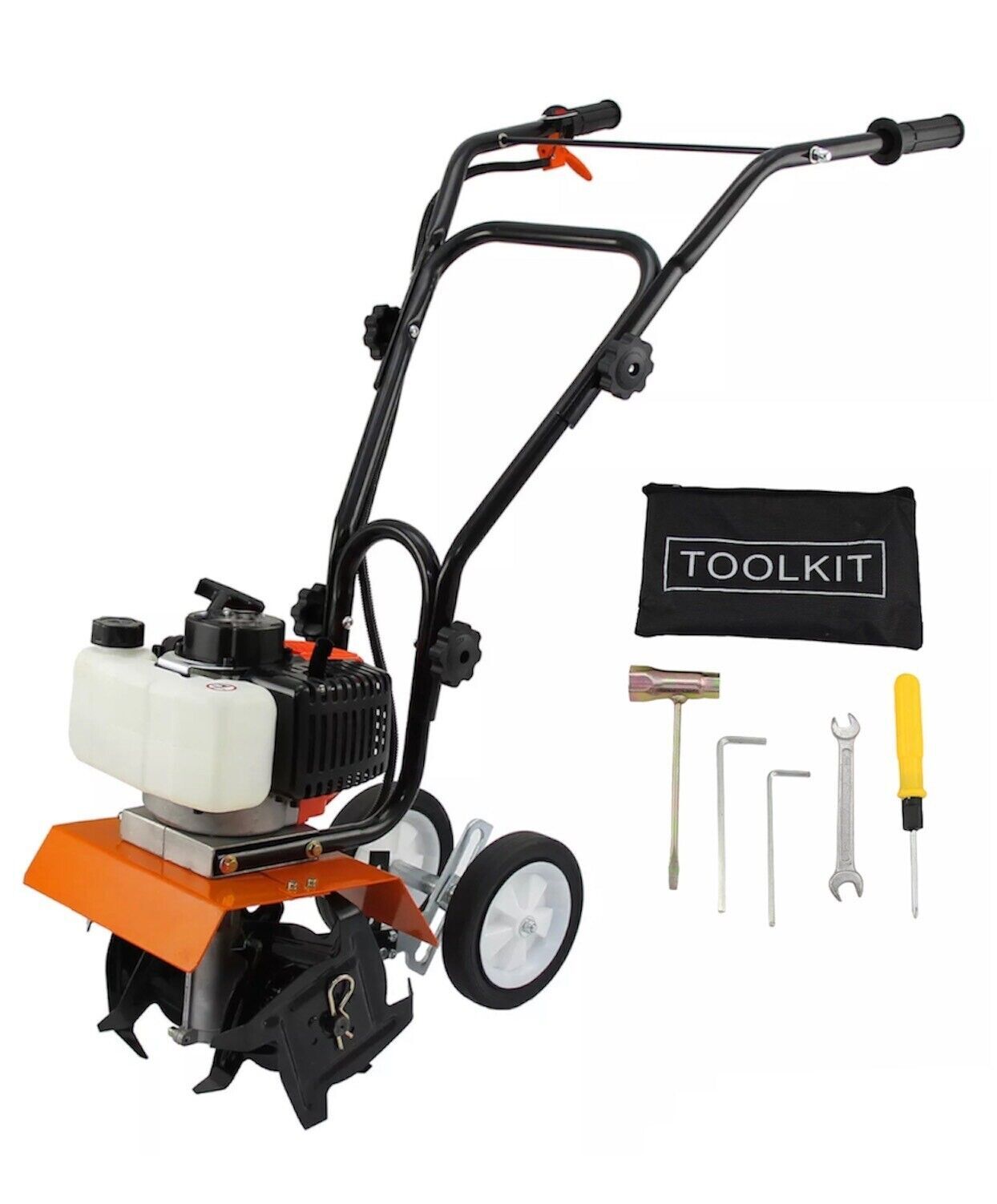 MOTOZAPPA MOTOCOLTIVATORE ZAPPATRICE MOTORE A SCOPPIO 2 TEMPI 52 CC