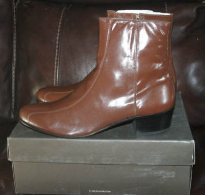Florsheim Mens Duke Cognac Ankle Boots Shoes 13 3E Extra  display picture 1