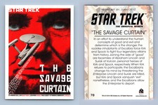 The Savage Curtain #78 Star Trek Original Series Portfolio Prints 2014 Card
