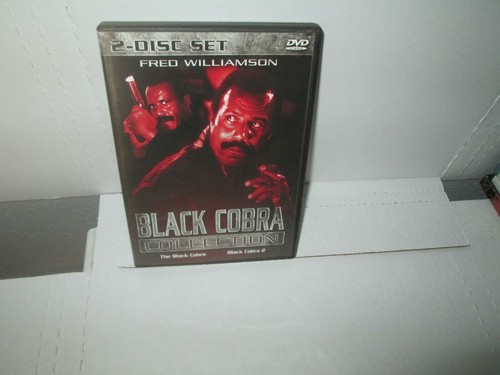 BLACK COBRA 1 & 2 rare dvd Tough Chicago Cop FRED WILLIAMSON 1980s