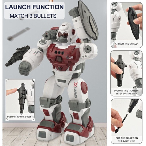 2.4GHz Remote Control Spray Robot Gorilla Toy Gesture Sensing Kids Toy Gift AU - Picture 7 of 17