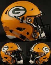 GREEN BAY PACKERS NFL Riddell SPEEDFLEX Authentic Gameday Football Helmet