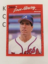 1990 Donruss Baseball Atlanta Braves #389 Jose Alvarey