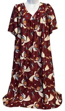 ANTHONY RICHARDS HOUSECOAT NIGHT GOWN Colorful Sz 1X Polyester