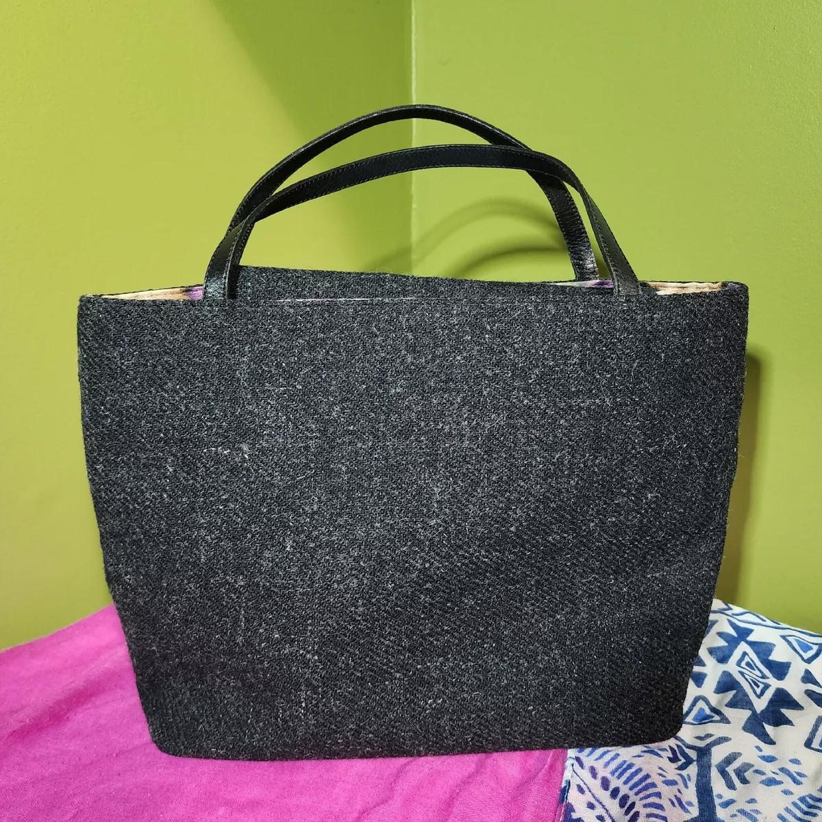 Kate spade grey wool purse new arrivals