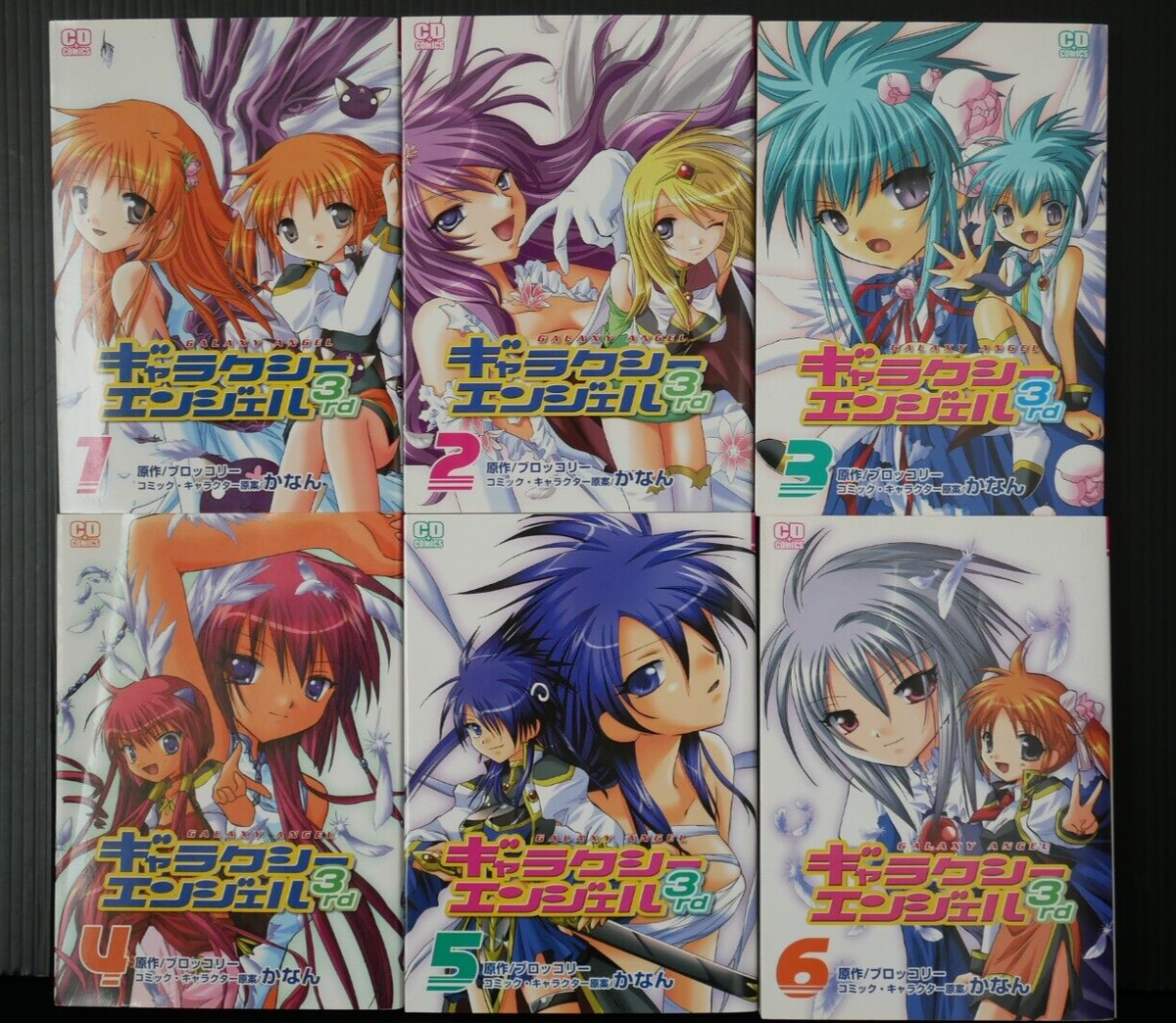Galaxy Angel 3rd Vol.1-6 Manga Complete Set by Kanan - from JAPAN