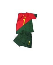 Youth Soccer Fan Jersey Portugal Sports Jersey Shirt Free Shorts