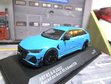 AUDI A6 RS6 ABT RS 6 RS 6 Avant Quattro blau blue  C8 2022 S4310707  Solido 1:43