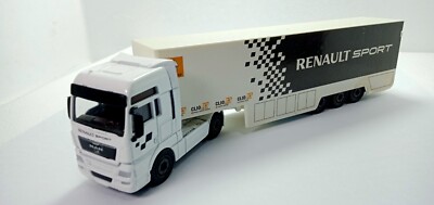 Majorette MAN TGX RENAULT SPORT WRC Team Truck 1/64 (10.2 Inches) Open  Door