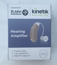 KINETIK Wellbeing Indoor & Outdoor In-ear Hearing Amplifier