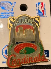 St Louis Cardinals Busch Stadium Skyline  Pin IMPRINTED PRODUCTS