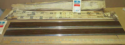 Mopar 1974 Dodge Truck Adventurer S.E. bed front side mouldings 3837926 NOS two