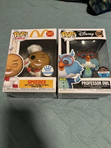 Funko Pop! Vinyl: McDonald's - Speedee #147 & Disney Professor Owl #1249