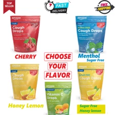 Basic Care Sugar Free Menthol Cough Drops - Chose Flavor