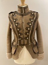 Dolce & Gabbana Shearling Jacket Size It40 Uk8