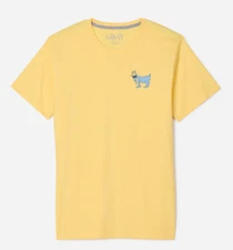 GOAT USA ' UNISEX ADULT ' OG T-SHIRT ' BANANA CREAM ' BREATHABLE - MEDIUM
