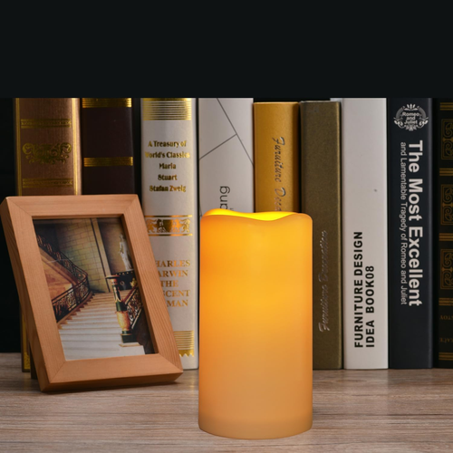 Flickering Flameless LED Candles with 10-Key Remote & Timer, Waterproof Outdoor - Picture 4 of 12