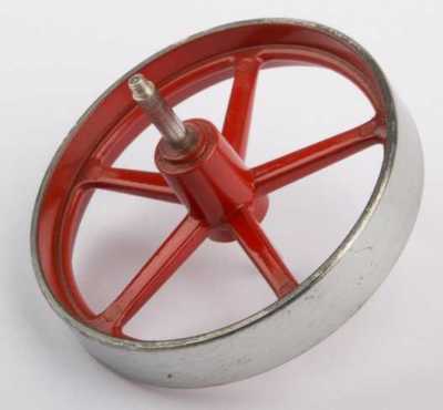 Wilesco 01674 Flywheel, 70 mm diameter, with axle for Steam Engine D 5, 6, 8