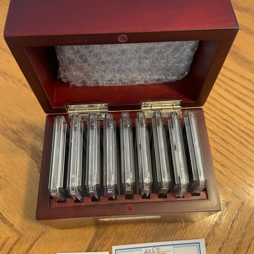 1922 - 35 VG Peace Silver Dollar Set Bradford Exchange 9 Coins W/ COA - Picture 3 of 14