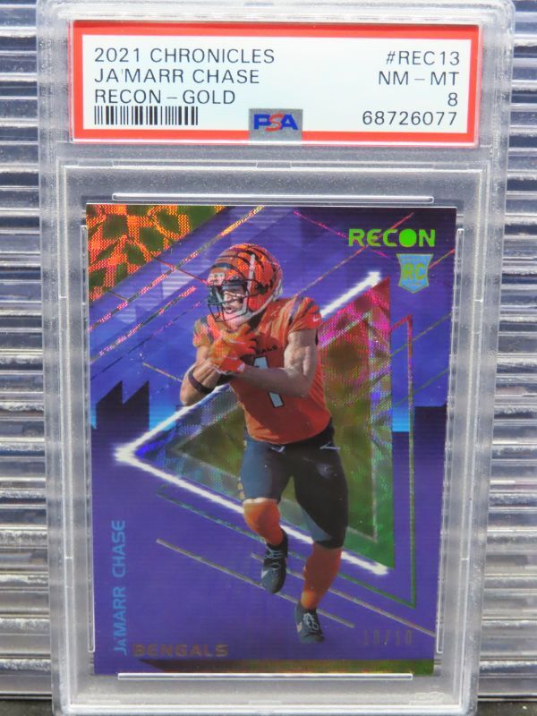 JaMarr Chase Panini Chronicles Recon #REC13 Gold