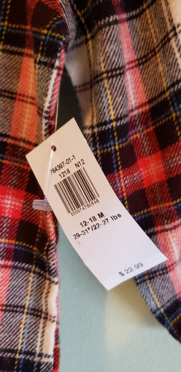 Robe Old Navy Taille 18-24 Mois - Rouge à Carreaux - Portée Une Seule Fois - Très Bon État