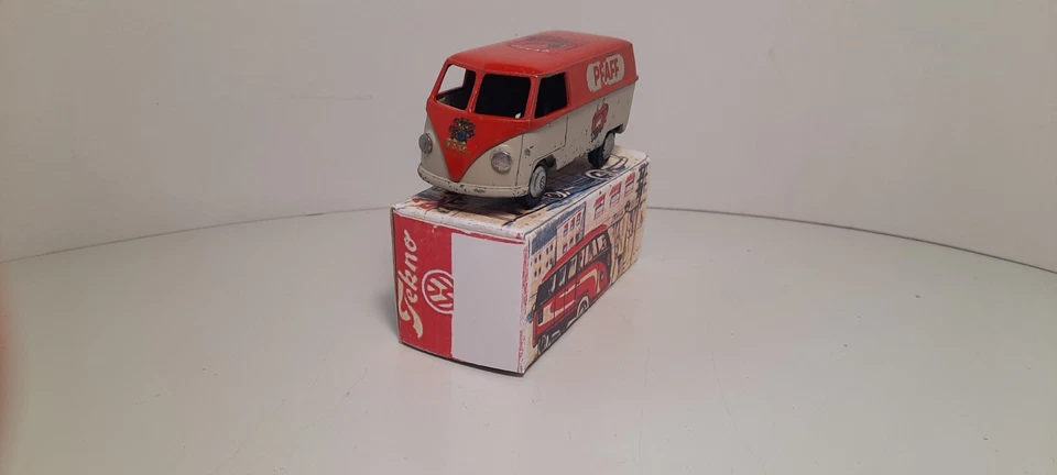 TEKNO из Дании VW Volkswagen Van Phaff красный серый бежевый 413 винтажный автомобиль 1/43 - Изображение 2 из 4