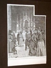 Modello legno Progetto Brentano Facciata Duomo Milano