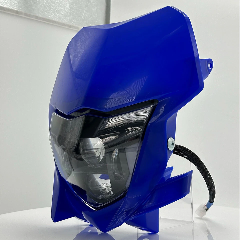Faro LED DRL haz alto/bajo + carenado azul para Yamaha WR450F WR250F 2002-2025 Foto 4 de 4