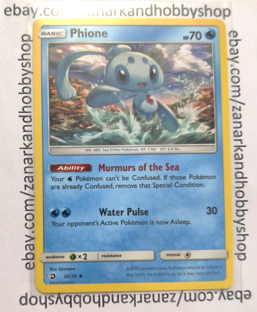 Phione - Dragon Majesty #30 Pokemon Card