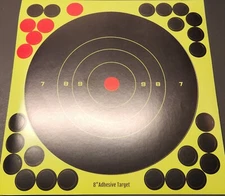 10 Pack Shooting Targets Splatter Gun Rifle Paper Adhesive Exercise