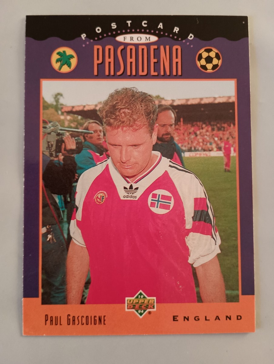 1994 World Cup Upper Deck Trading Card #305 Paul Gascoigne England Soccer