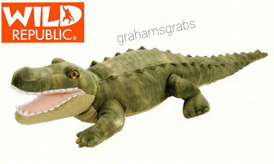 WILD REPUBLIC ALLIGATOR 23'' CUDDLEKINS PLUSH STUFFED ANIMAL TOY WR11653