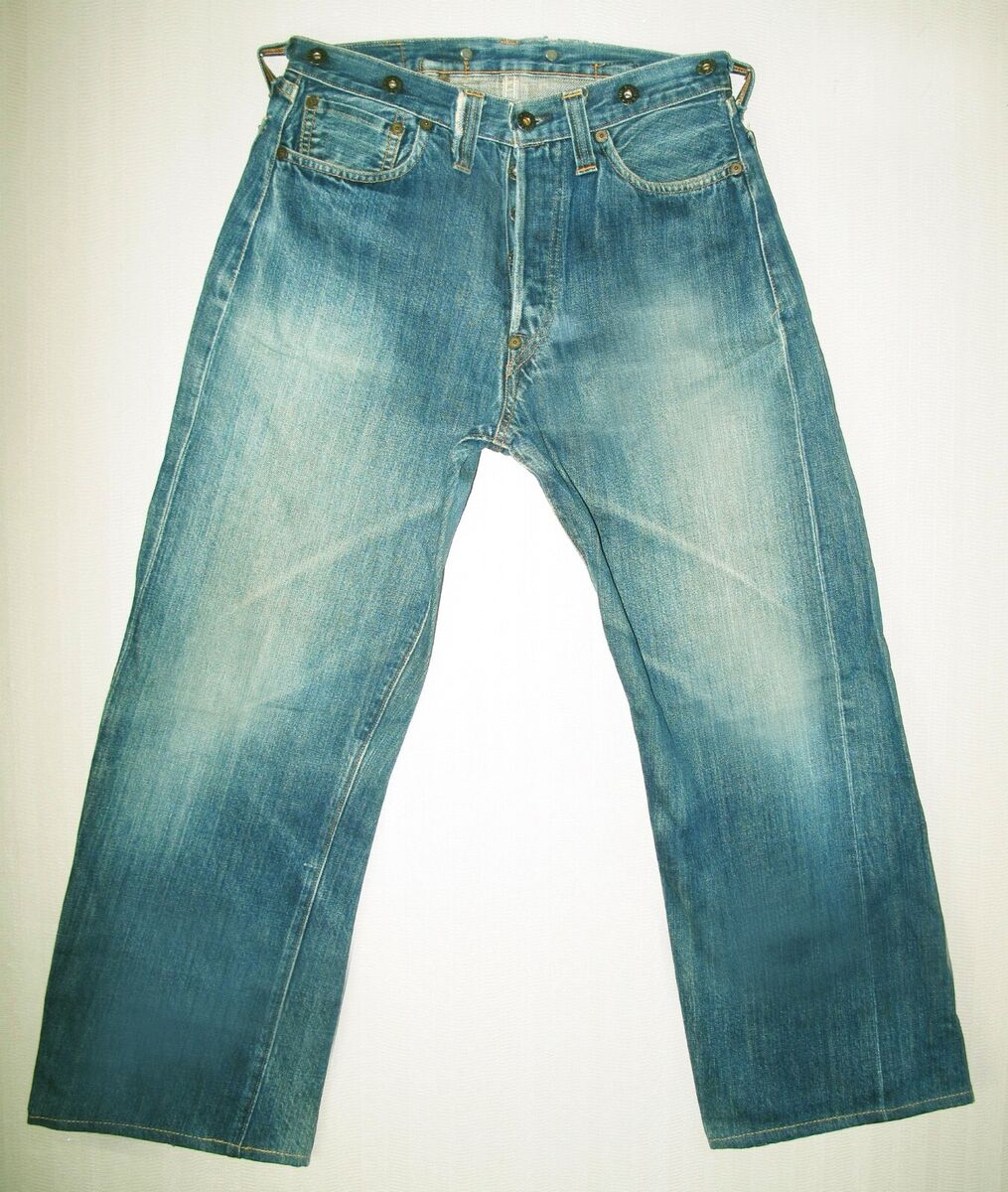 HOT 1920 VTG Men LVC USA LEVI'S 201 SELVEDGE BUTTON 555 HOT 1920 VTG Men LVC USA LEVI'S 201 SELVEDGE BUTTON 555