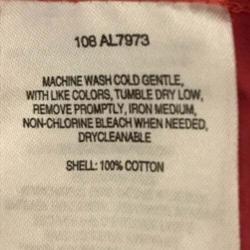 Columbia Women's Large Red Button Up Short Sleeve Shirt - Picture 8 of 8