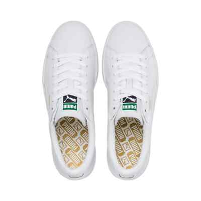 Puma Men's Basket Classic White Shoes Men's Size 12